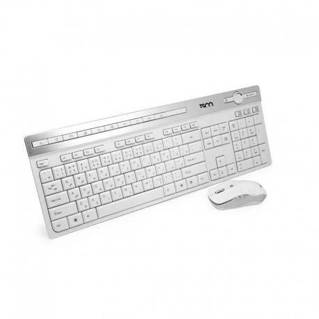 TSCO TKM7106W Wireless Keyboard and Mouse With Persian Letters