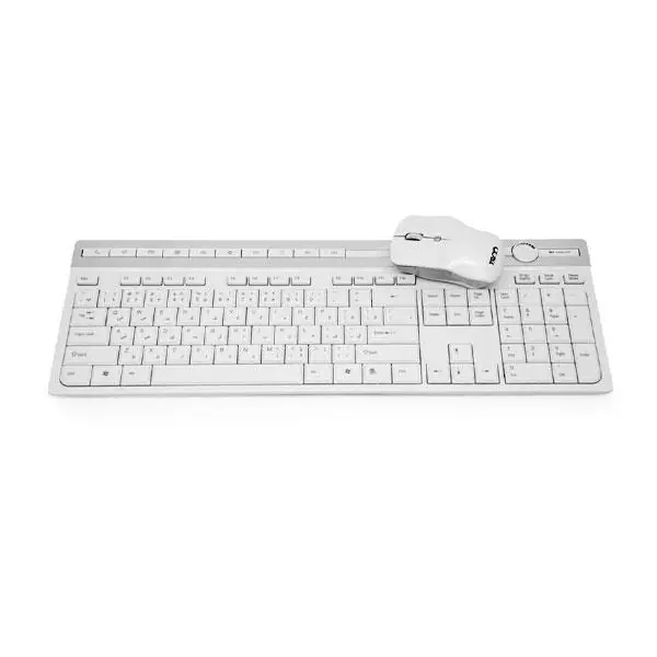 TSCO TKM7106W Wireless Keyboard and Mouse With Persian Letters