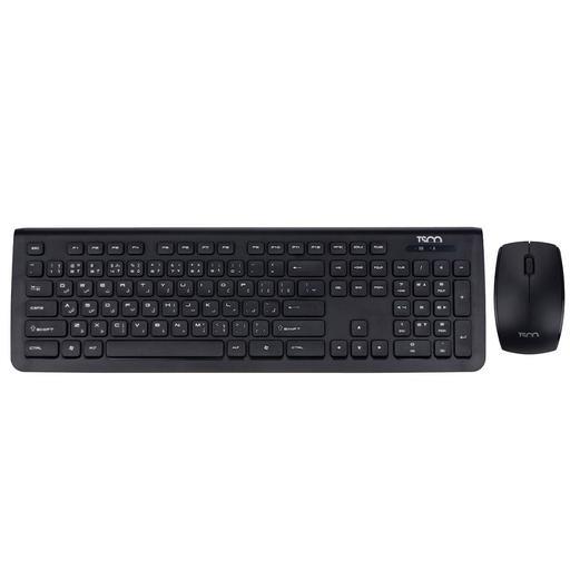 کیبورد و موس بی سیم TSCO TKM-7018WTSCO TKM 7018W Wireless Keyboard and Mouse