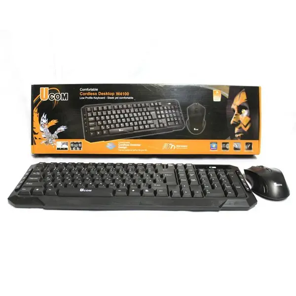 کیبرد و موس یوکام UCOM W4100 Wireless Keyboard Mouse