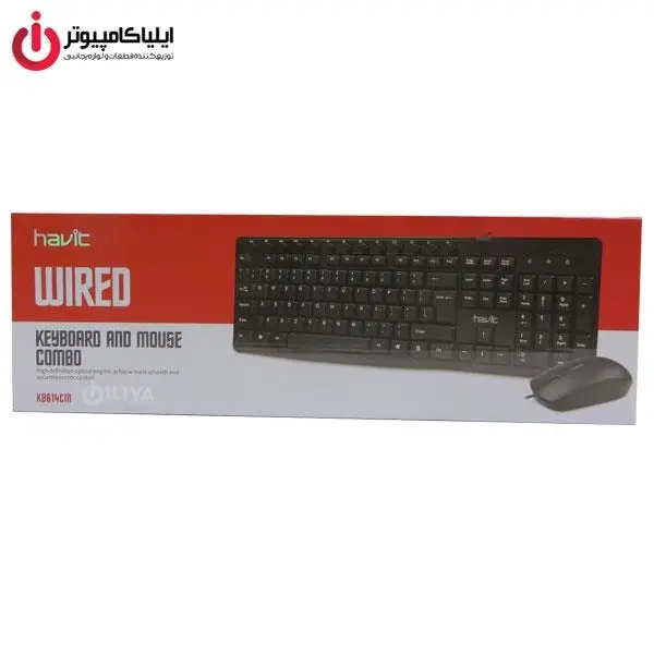 کیبورد و ماوس USB هویت مدل HV-KB614CM Havit HV-KB614CM USB Keyboard And Mouse - 3