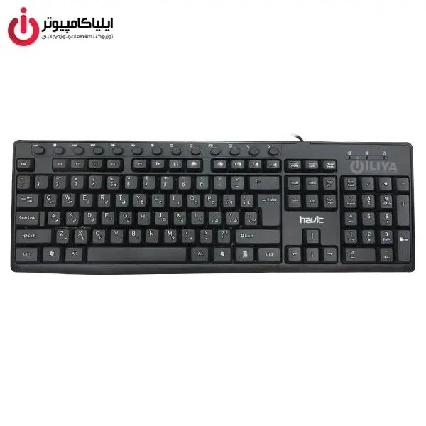 کیبورد و ماوس USB هویت مدل HV-KB614CM Havit HV-KB614CM USB Keyboard And Mouse