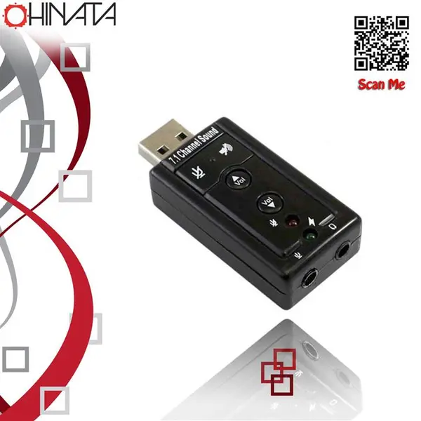 کارت صدا USB مدل XP-U31 XP U31 sound card