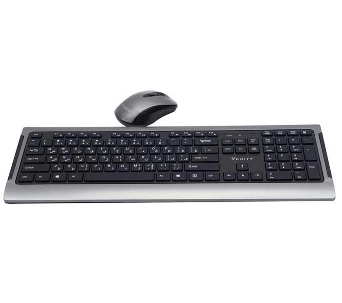 ماوس و کیبورد بی سیم Verity V-KB6115CW