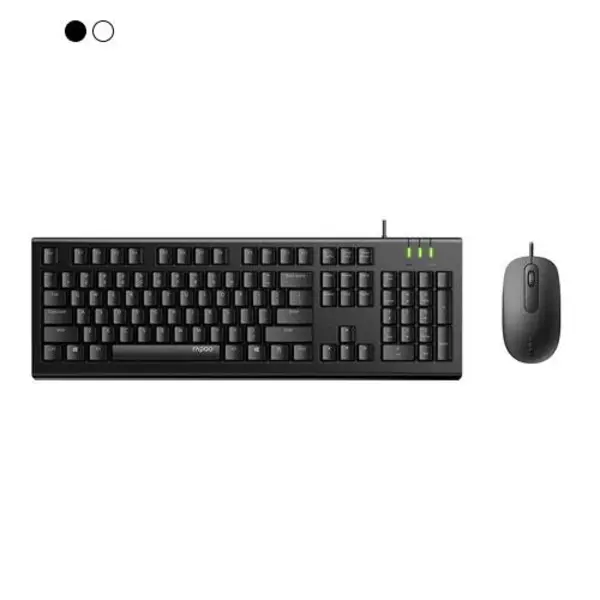 کیبورد و ماوس با سیم رپو مدل X120Pro X120Pro Wired Optical Mouse & Keyboard Combo