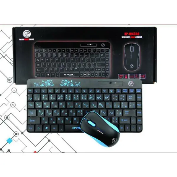 مینی کیبورد و موس بی سیم XP-4350 XP Product XP-4350 - 2