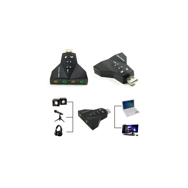 XP Products usb external sound card 2out XP-U81 کارت صدا اکسترنال یو اس بی - 4