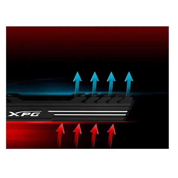 رم دسکتاپ ای دیتا مدل گیمیکس دی 10 با حافظه 4 گیگابایت و فرکانس 2666 مگاهرتز RAM ADATA XPG GAMMIX D10 DDR4 2666MHz CL16 - 4GB - 3