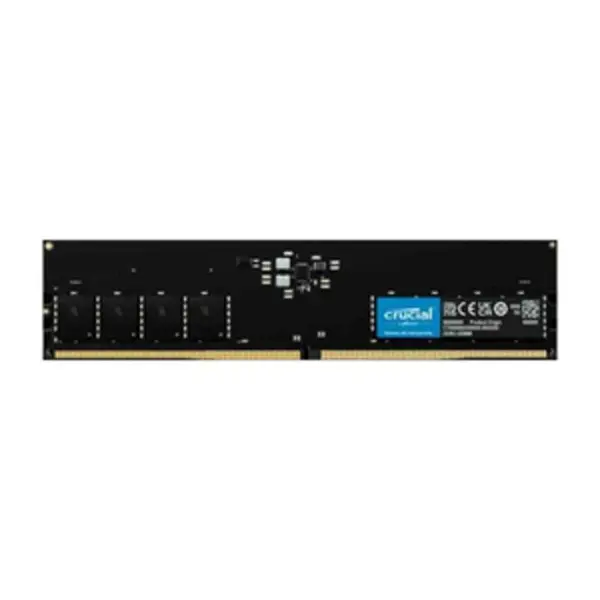 رم دسکتاپ کروشیال مدل 16GB DDR5 4800Mhz CL40 UDIMM Ram Crucial UDIMM 16GB DDR5 4800MHz