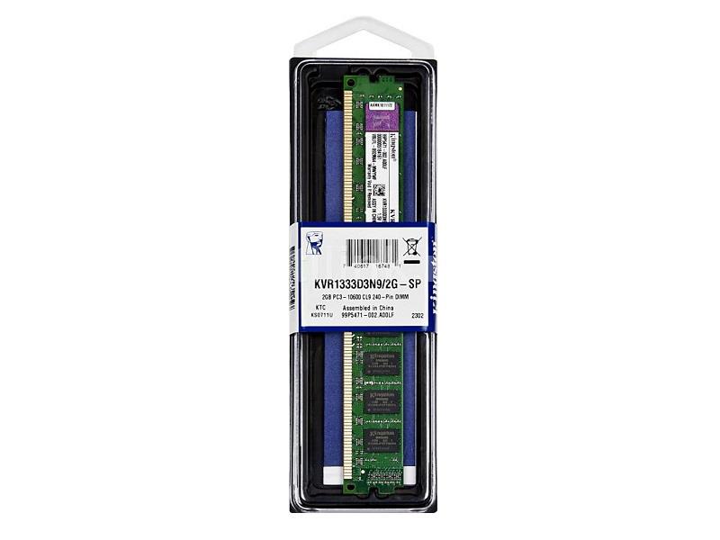 KingSton KVR DDR3 2GB 1333MHz CL9 DIMM Desktop RAM