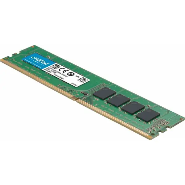 رم دسکتاپ کروشیال با فرکانس 3200 مگاهرتز و حافظه 16 گیگابایت Crucial DDR4 16GB 3200Mhz Single Channel Desktop RAM