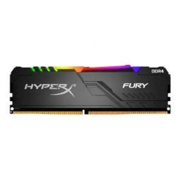 رم کینگستون هایپر ایکس فیوری با فرکانس 3200 مگاهرتز و حافظه 16 گیگابایت KingSton HyperX FURY DDR4 16GB 3200MHz CL16 Dual Channel Desktop RAM - 3