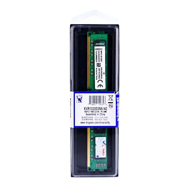رم 4گیگابایت DDR3 مارک Kingston مدل KVR1333D3N9/4G Kingston 4GB DDR3 1333MHz