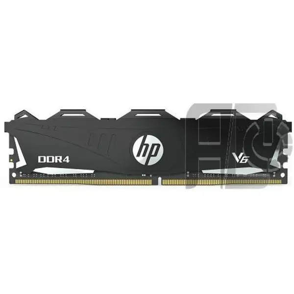 رم اچ پی مدل وی 6 با فرکانس 3200 مگاهرتز و حافظه 8 گیگابایت HP V6 DDR4 8GB 3200MHz CL16 Single Desktop RAM - 3