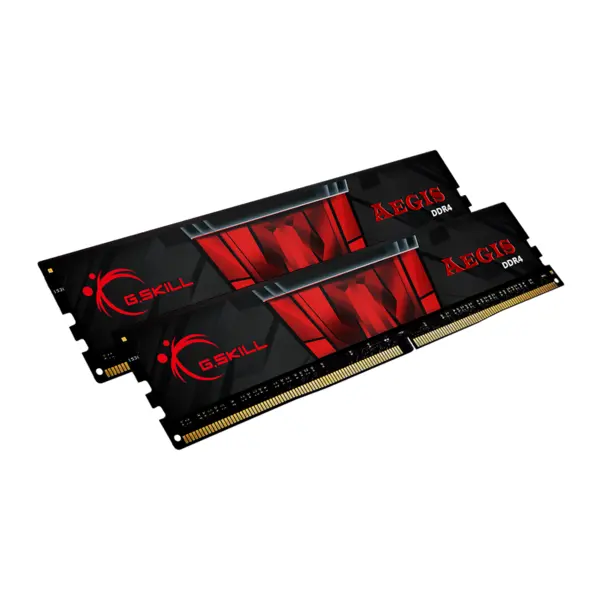 رم دوکاناله جی اسکیل سری AEGIS با حافظه 16 گیگابایت و فرکانس 3200 مگاهرتز G.SKILL Aegis DDR4 16GB 3200MHz CL16 Dual Channel Desktop Ram