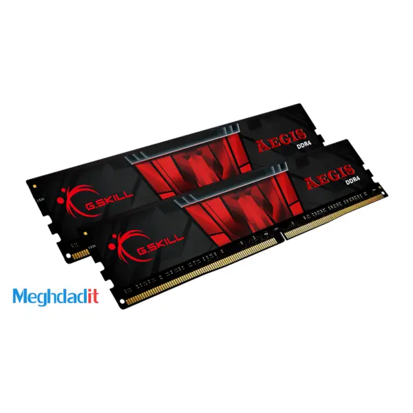 رم دوکاناله جی اسکیل سری AEGIS با حافظه 32 گیگابایت و فرکانس 3200 مگاهرتز G.SKILL Aegis DDR4 32GB 3200MHz CL16 Dual Channel Desktop Ram