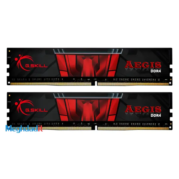 رم دوکاناله جی اسکیل سری AEGIS با حافظه 32 گیگابایت و فرکانس 3200 مگاهرتز G.SKILL Aegis DDR4 32GB 3200MHz CL16 Dual Channel Desktop Ram