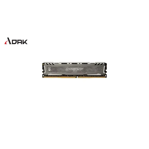 رم کروشیال Ballistix Sport LT Gray 8GB 3200MHz CL16 - 4