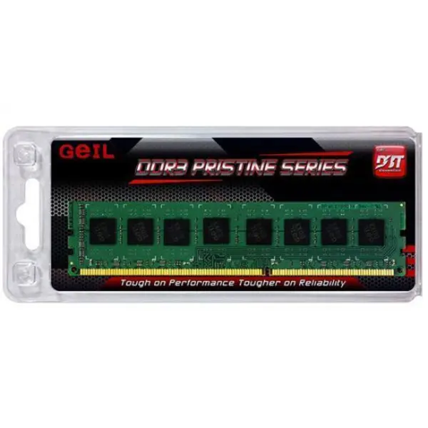 رم دسکتاپ CL11 ظرفیت 8 گیگابایت Geil Pristine DDR3 1600MHz RAM 8GB