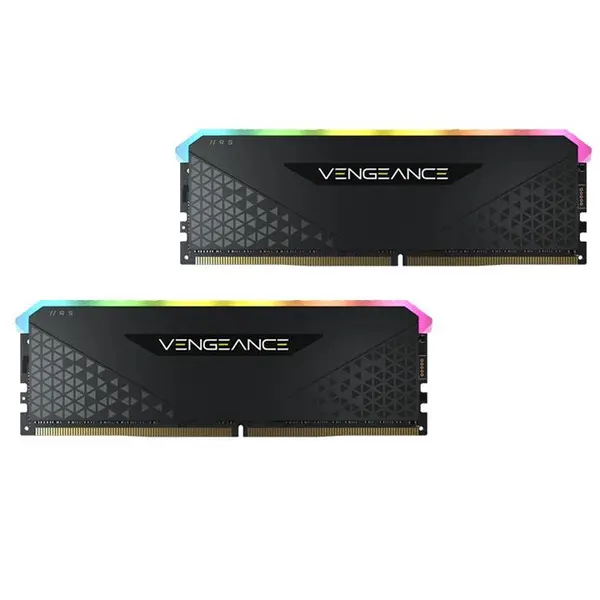 رم CORSAIR VENGEANCE RGB RS 32GBx2 3200MHz CL16 Ram Corsair 32GB Vengeance RS RGB DDR4 3200 CL16 DUAL - 3