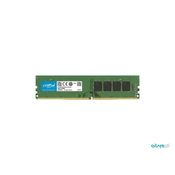 رم دسکتاپ کینگستون Crucial 8GB 2666MHz CL19 kingston 8GIG DDR4 2666 - 2