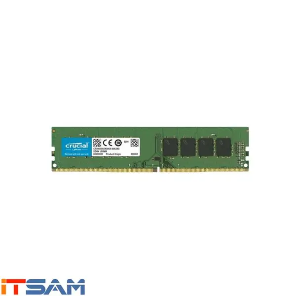رم دسکتاپ کینگستون Crucial 8GB 2666MHz CL19 kingston 8GIG DDR4 2666 - 3