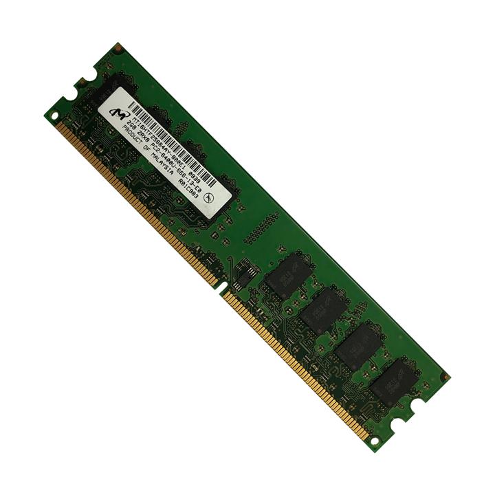 رم دسکتاپ DDR2 تک کاناله 800 مگاهرتز CL6 میکرون مدل UDIMM ظرفیت 2 گیگابایت