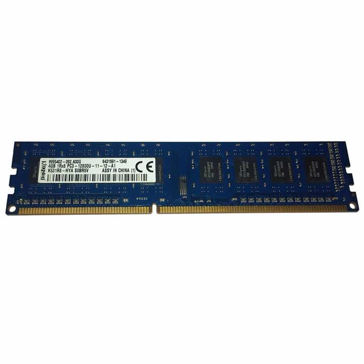 Kingston DDR3 -12800 1600MHz Desktop RAM 4GB
