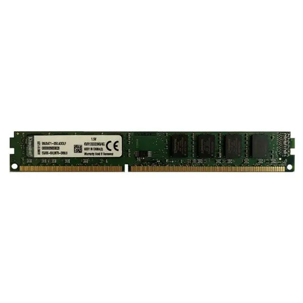 رم دسکتاپ DDR3 تک کاناله 1333 مگاهرتز cl9 کینگستون مدلkvr ظرفیت 4گیگابایت Kingston kvr ddr3 1333MHz cl9 single channel Desktop RAM 4GB - 2