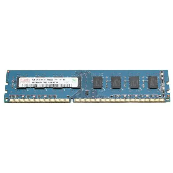 رم کامپیوتر هاینیکس مدل DDR3 1333MHz 240Pin DIMM 10600 ظرفیت 4 گیگابایت hynix 10600 1333MHz Desktop DDR3 RAM 4GB