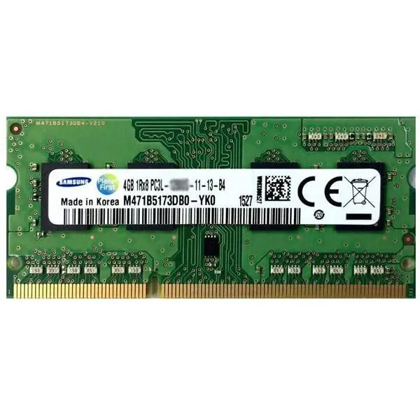 رم کامپیوتر سامسونگ مدل DDR3 1600MHz 240Pin DIMM 12800 ظرفیت 4 گیگابایت Samsung 12800 1600MHz Desktop DDR3 RAM 4GB - 2
