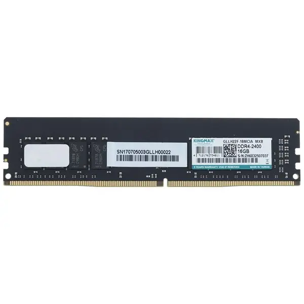 رم دسکتاپ DDR4 تک کاناله 2400 مگاهرتز کینگ مکس ظرفیت 16 گیگابایت Kingmax DDR4 2400MHz Singlel Channel Desktop RAM 16GB - 5