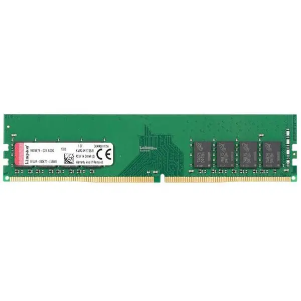 رم دسکتاپ DDR4 تک کاناله 2400 مگاهرتز کینگستون ظرفیت 8 گیگابایت Kingston DDR4 2400MHz Single Channel Desktop RAM - 8GB - 4