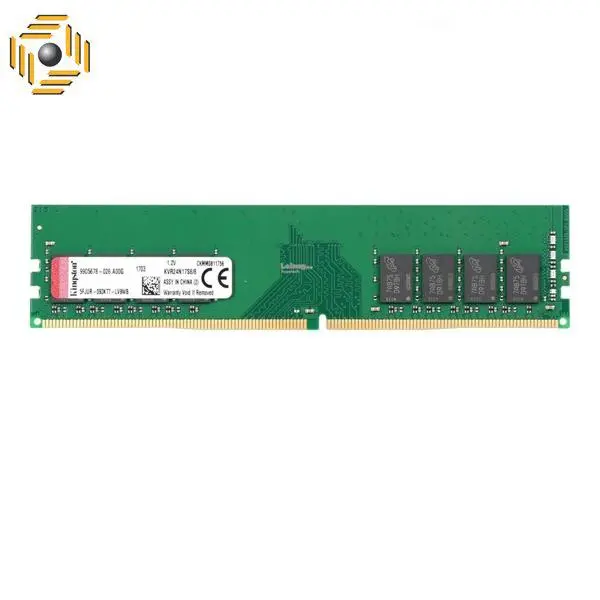 رم دسکتاپ DDR4 تک کاناله 2400 مگاهرتز CL17 کینگستون مدل KVR24N17D8 ظرفیت 16 گیگابایت RAM: Kingston KVR 16GB DDR4 2400MHz CL17