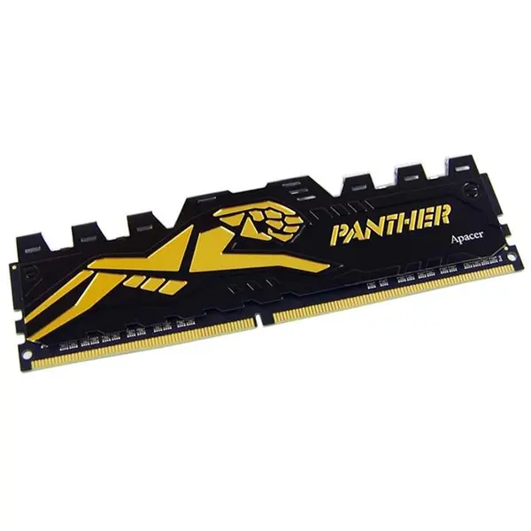 رم دسکتاپ DDR4 تک کاناله 2400 مگاهرتز CL17 ای دیتا مدل Panther ظرفیت 4 گیگابایت Apacer Panther DDR4 2400MHz CL17 Single Channel Desktop RAM - 4GB - 2