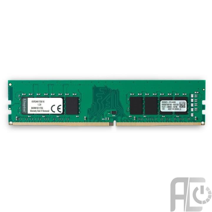 RAM: Kingston KVR 16GB DDR4 2400MHz CL17