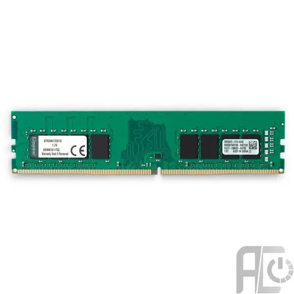 رم دسکتاپ DDR4 تک کاناله 2400 مگاهرتز CL17 کینگستون مدل KVR24N17D8 ظرفیت 16 گیگابایت RAM: Kingston KVR 16GB DDR4 2400MHz CL17 - 4