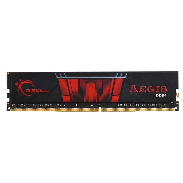 رم دسکتاپ DDR4 تک کاناله 2400 مگاهرتز CL15 جی اسکیل مدل Aegis ظرفیت 4 گیگابایت G.SKILL AEGIS DDR4 4GB 2400MHz CL15 Single Channel Ram - 4