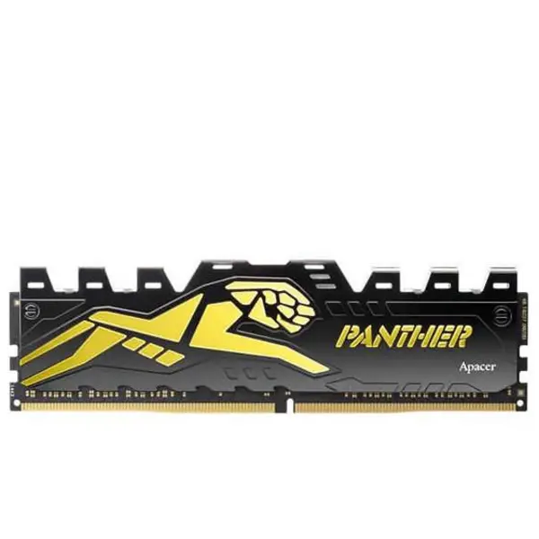 رم دسکتاپ DDR4 تک کاناله 2400 مگاهرتز CL17 اپیسر مدل Panther ظرفیت 8 گیگابایت Apacer Panther DDR4 2400MHz CL17 Single Channel Desktop RAM - 8GB - 4