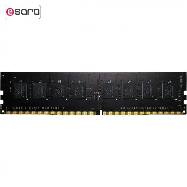 رم دسکتاپ DDR4 تک کاناله 2400 مگاهرتز CL17 گیل مدل Pristine ظرفیت 8 گیگابایت Geil Pristine DDR4 2400MHz CL17 Single Channel Desktop RAM 8GB