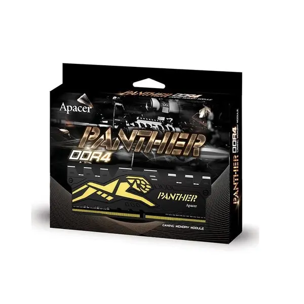 رم دسکتاپ DDR4 تک کاناله 2400 مگاهرتز CL17 اپیسر مدل Panther ظرفیت 8 گیگابایت Apacer Panther DDR4 2400MHz CL17 Single Channel Desktop RAM - 8GB - 2