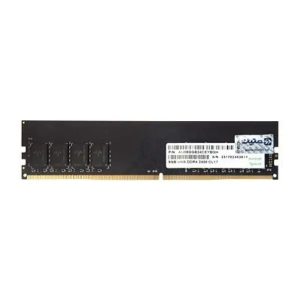 رم دسکتاپ DDR4 تک کاناله 2400 مگاهرتز CL16 اپیسر مدل Panther ظرفیت 8 گیگابایت Apacer Panther DDR4 2400MHz CL16 Single Channel Desktop RAM - 8GB