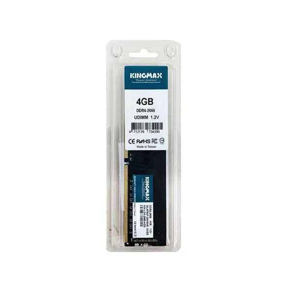 رم دسکتاپ DDR4 تک کاناله 2666 مگاهرتز کینگ مکس ظرفیت 4 گیگابایت kingmax 4GB DDR4 2666MHz PC RAM - 3
