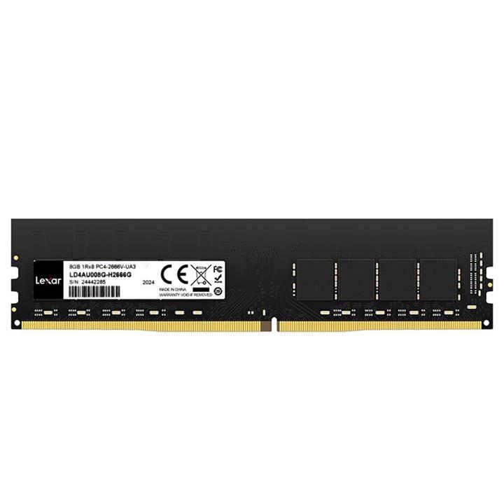 Lexar Desktop UDIMM 8GB DDR4 2600Mhz CL19 Single Channel RAM