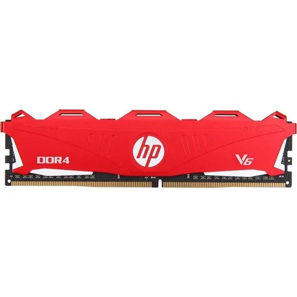 رم دسکتاپ DDR4 تک کاناله 2666 مگاهرتز CL18 اچ پی مدل V6 ظرفیت 16 گیگابایت V6 DDR4 16GB 2666MHz CL18 Single Desktop RAM - 5