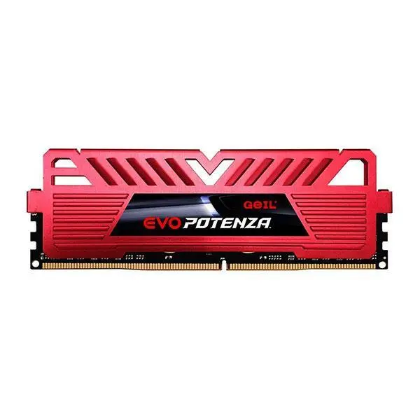 رم دسکتاپ DDR4 تک کاناله 3000 مگاهرتز CL16 گیل مدل Evo Potenza ظرفیت 8 گیگابایت Geil Evo Potenza DDR4 3000MHz CL16 Single Channel Desktop RAM - 8GB - 5