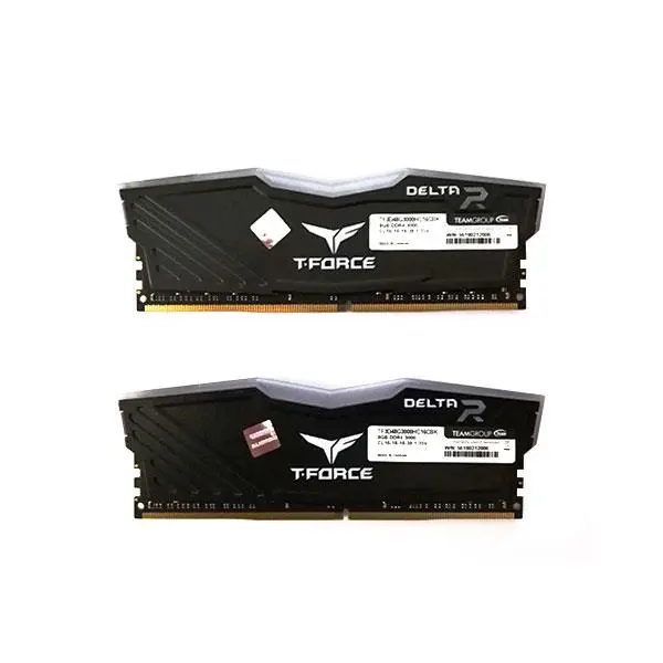 رم دسکتاپ DDR4 دو کاناله 3000 مگاهرتز CL16 تیم گروپ مدل T-Force Delta RGB ظرفیت 16 گیگابایت RAM: Team Group T-Force Delta TUF RGB 2×8GB=16GB DDR4 3000MHz CL16 - 5