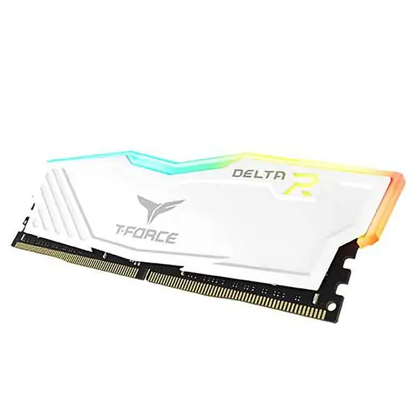 رم دسکتاپ DDR4 دو کاناله 3000 مگاهرتز CL16 تیم گروپ مدل T-Force Delta RGB ظرفیت 16 گیگابایت RAM: Team Group T-Force Delta TUF RGB 2×8GB=16GB DDR4 3000MHz CL16 - 2