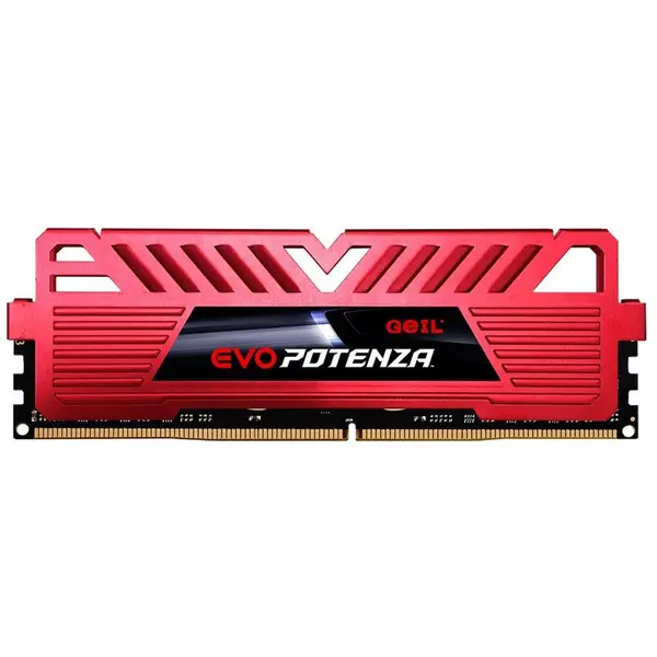 رم دسکتاپ DDR4 تک کاناله 3000 مگاهرتز CL16 گیل مدل Evo Potenza ظرفیت 8 گیگابایت Geil Evo Potenza DDR4 3000MHz CL16 Single Channel Desktop RAM - 8GB - 2