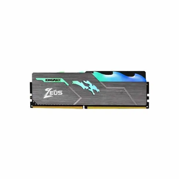 رم دسکتاپ DDR4 تک کاناله 3200 مگاهرتز CL17 کینگ مکس مدل Zeus Dragon RGB ظرفیت 8 گیگابایت Kingmax Zeus Dragon DDR4 8GB 3200Mhz CL17 Single Channel Desktop RAM - 5